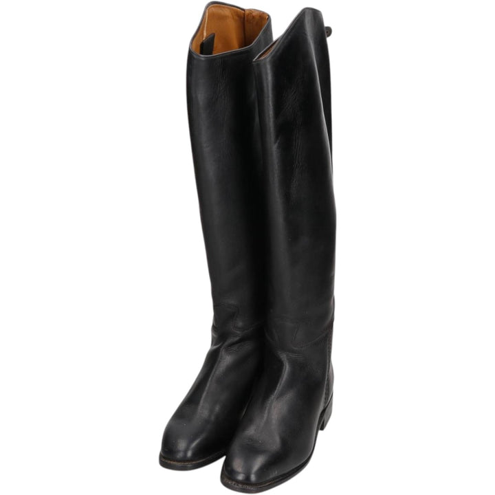 Cavallo Jockey Riding Boots, Size 39 Women's 24.5cm unclear black type Vintage Second Hand