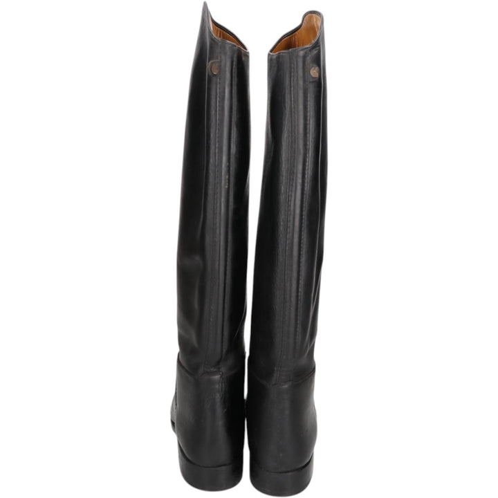 Cavallo Jockey Riding Boots, Size 39 Women's 24.5cm unclear black type Vintage Second Hand