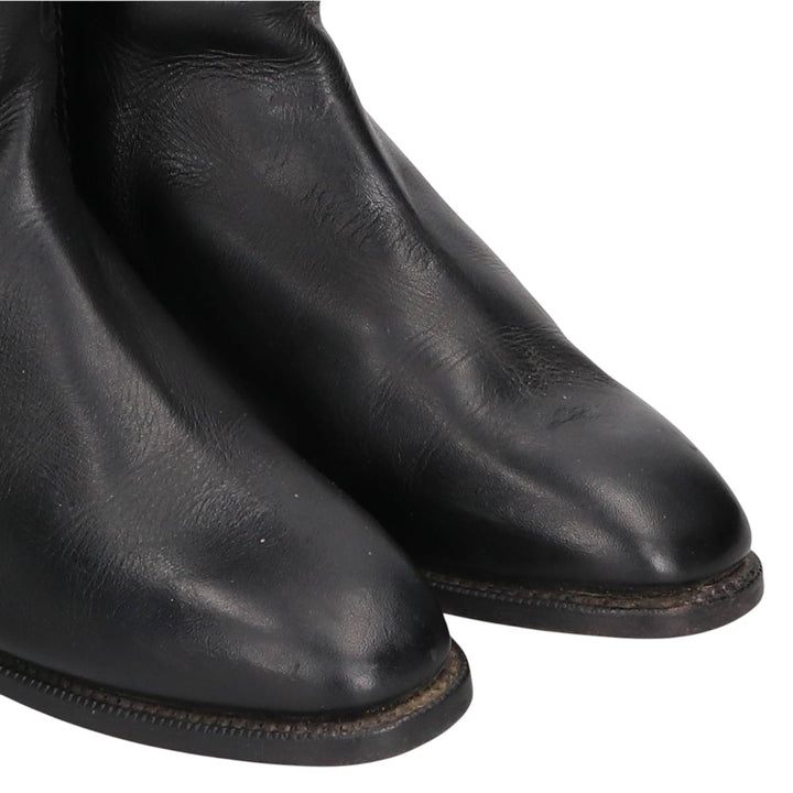 Cavallo Jockey Riding Boots, Size 39 Women's 24.5cm unclear black type Vintage Second Hand