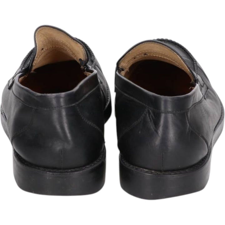 Yanko coin loafers, size 9 1/2 Men's 27.5cm genuine leather black type Vintage Second Hand