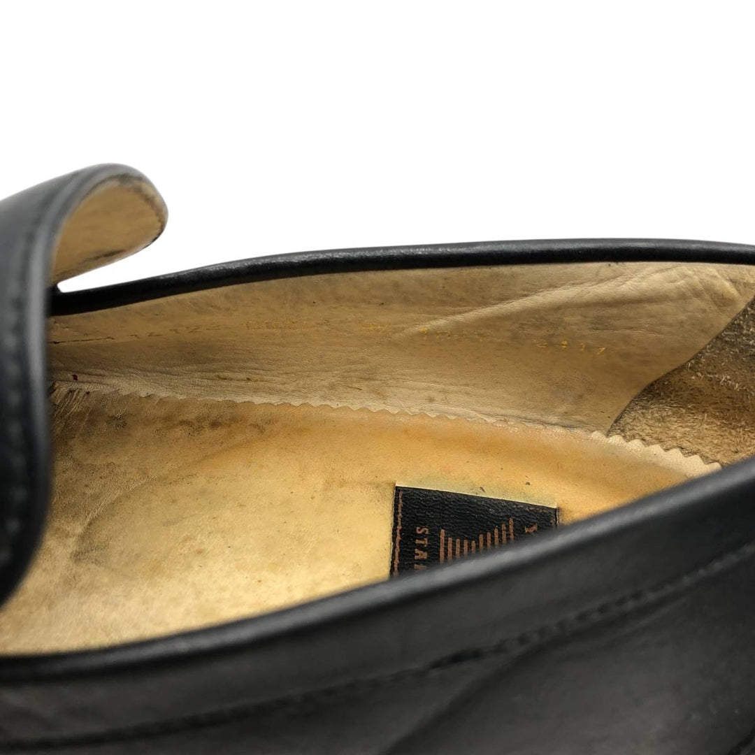 Yanko coin loafers, size 9 1/2 Men's 27.5cm genuine leather black type Vintage Second Hand