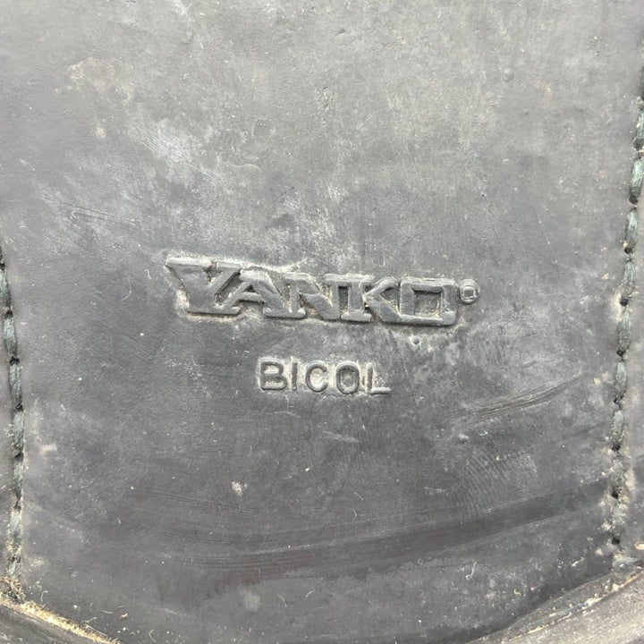 Yanko coin loafers, size 9 1/2 Men's 27.5cm genuine leather black type Vintage Second Hand