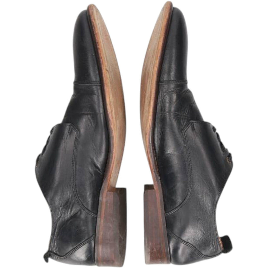 LEGEND Straight Tip Shoes, Size 42 Men's 26.0cm genuine leather black type Vintage Second Hand