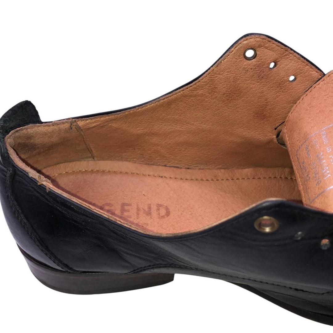 LEGEND Straight Tip Shoes, Size 42 Men's 26.0cm genuine leather black type Vintage Second Hand