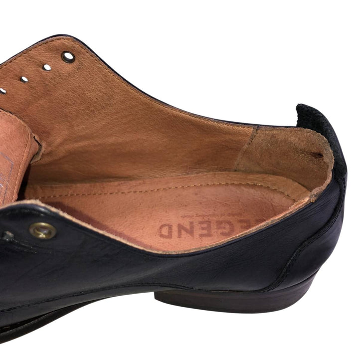 LEGEND Straight Tip Shoes, Size 42 Men's 26.0cm genuine leather black type Vintage Second Hand