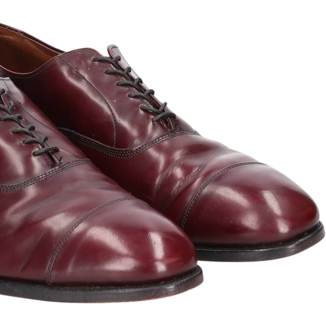 Allen Edmonds Park Avenue Straight Tip Shoes, Made in USA, Size 10 1/2 EEE Men's 28.5cm unclear burgundy type Vintage Second Hand