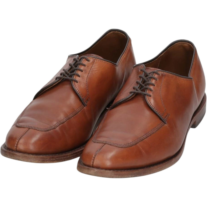 Allen Edmonds Delray U-tip shoes, made in the USA, size 9 1/2 D Men's 27.5cm genuine leather red type reddish brown Vintage Second Hand