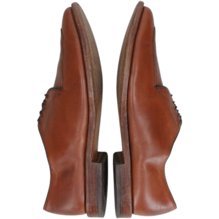 Allen Edmonds Delray U-tip shoes, made in the USA, size 9 1/2 D Men's 27.5cm genuine leather red type reddish brown Vintage Second Hand