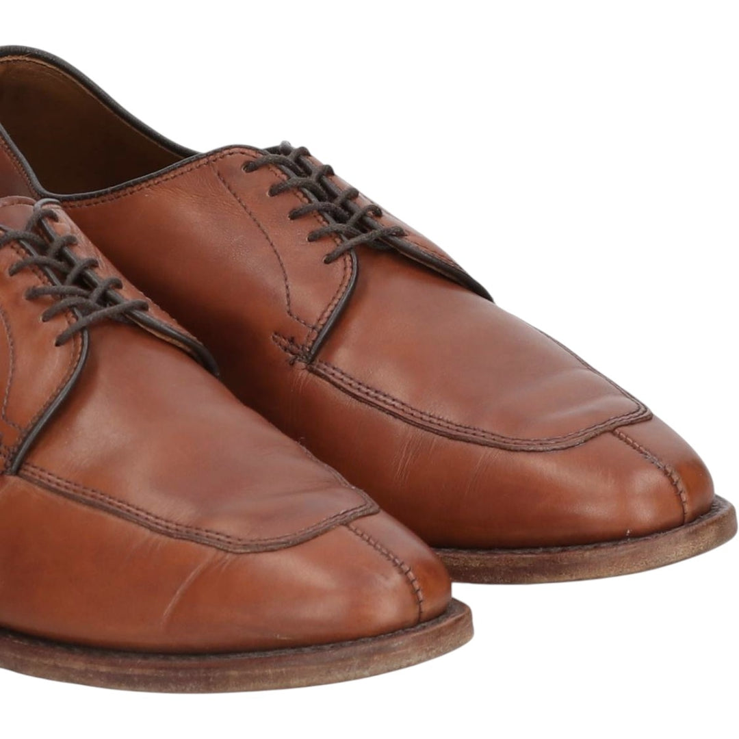 Allen Edmonds Delray U-tip shoes, made in the USA, size 9 1/2 D Men's 27.5cm genuine leather red type reddish brown Vintage Second Hand