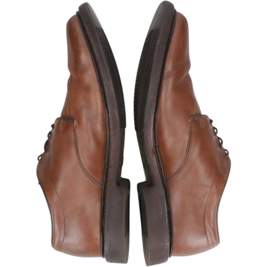 Allen Edmonds Warren Swirl Tip Leather Shoes, Made in USA, Size 8 1/2 D Men's 26.5cm unclear brown type Vintage Second Hand