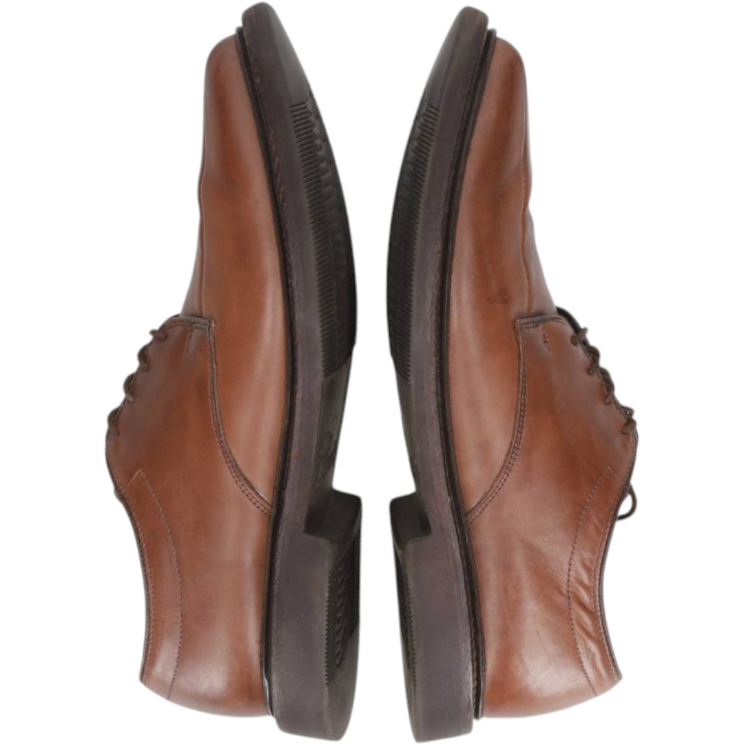 Allen Edmonds Warren Swirl Tip Leather Shoes, Made in USA, Size 8 1/2 D Men's 26.5cm unclear brown type Vintage Second Hand