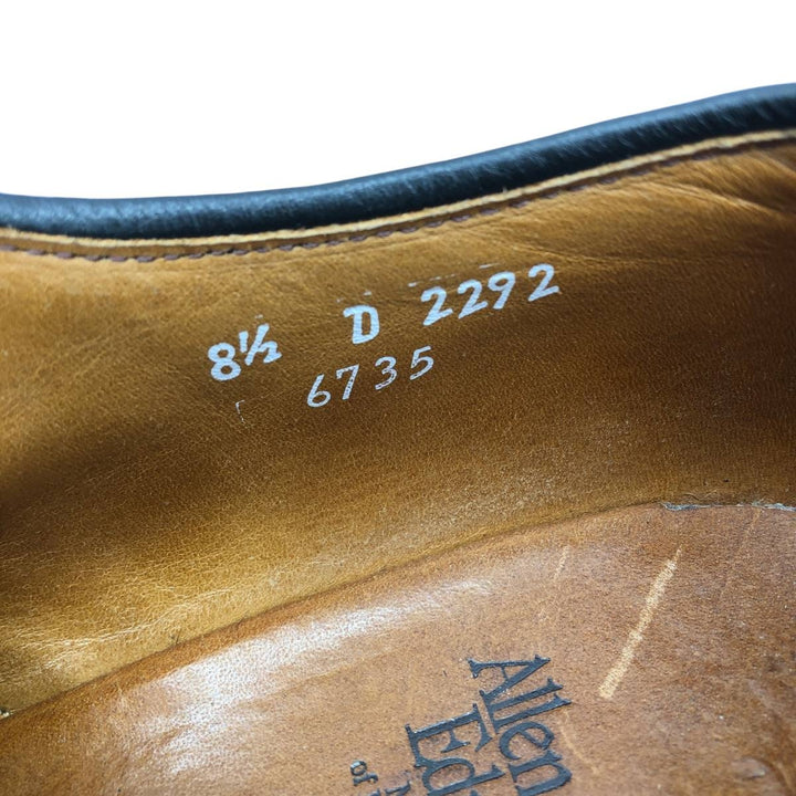 Allen Edmonds Warren Swirl Tip Leather Shoes, Made in USA, Size 8 1/2 D Men's 26.5cm unclear brown type Vintage Second Hand