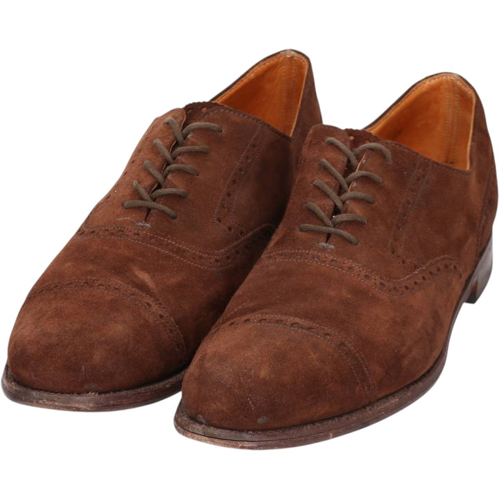 Cheaney Royal Tweed Straight Tip Shoes, Made in England, Size 10 1/2 Men's 29.0cm unclear brown type Vintage Second Hand