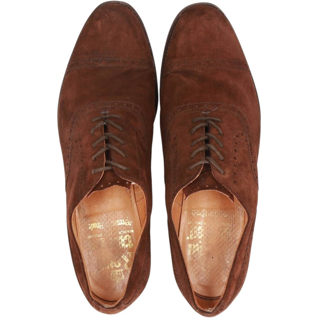 Cheaney Royal Tweed Straight Tip Shoes, Made in England, Size 10 1/2 Men's 29.0cm unclear brown type Vintage Second Hand