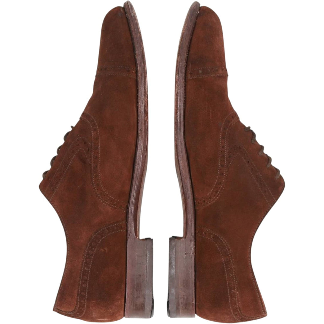 Cheaney Royal Tweed Straight Tip Shoes, Made in England, Size 10 1/2 Men's 29.0cm unclear brown type Vintage Second Hand