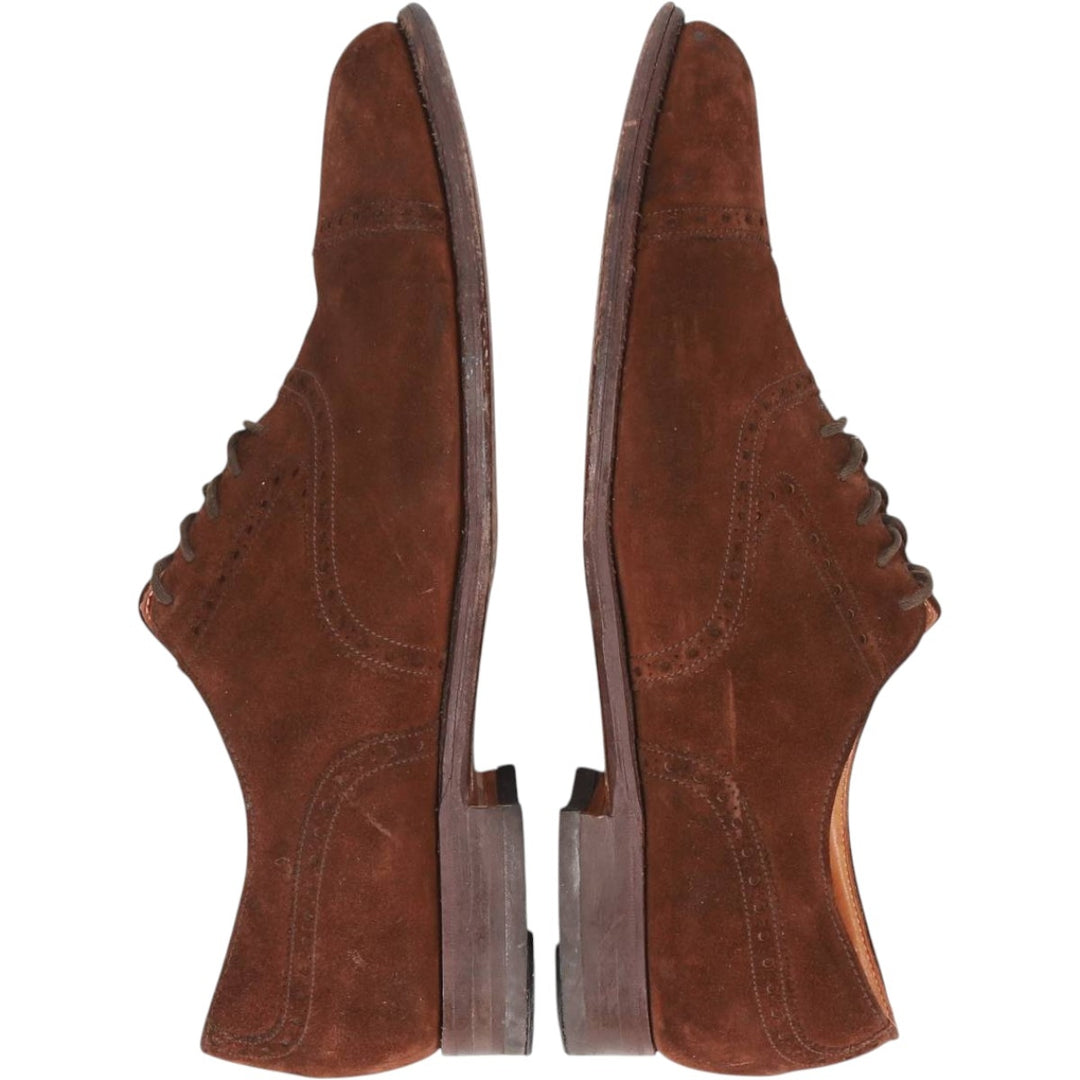Cheaney Royal Tweed Straight Tip Shoes, Made in England, Size 10 1/2 Men's 29.0cm unclear brown type Vintage Second Hand