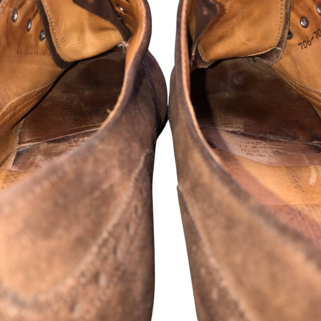 Cheaney Royal Tweed Straight Tip Shoes, Made in England, Size 10 1/2 Men's 29.0cm unclear brown type Vintage Second Hand