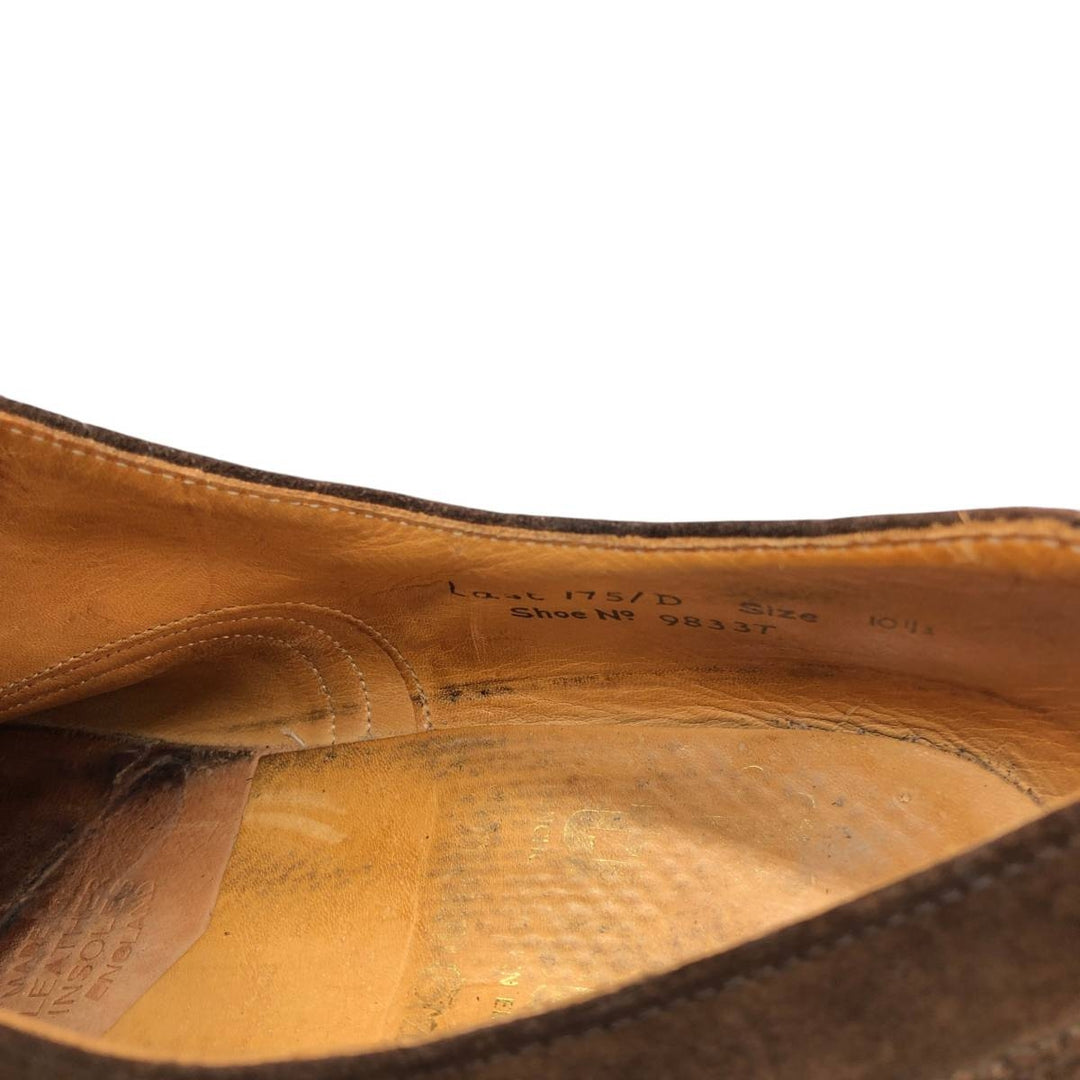Cheaney Royal Tweed Straight Tip Shoes, Made in England, Size 10 1/2 Men's 29.0cm unclear brown type Vintage Second Hand
