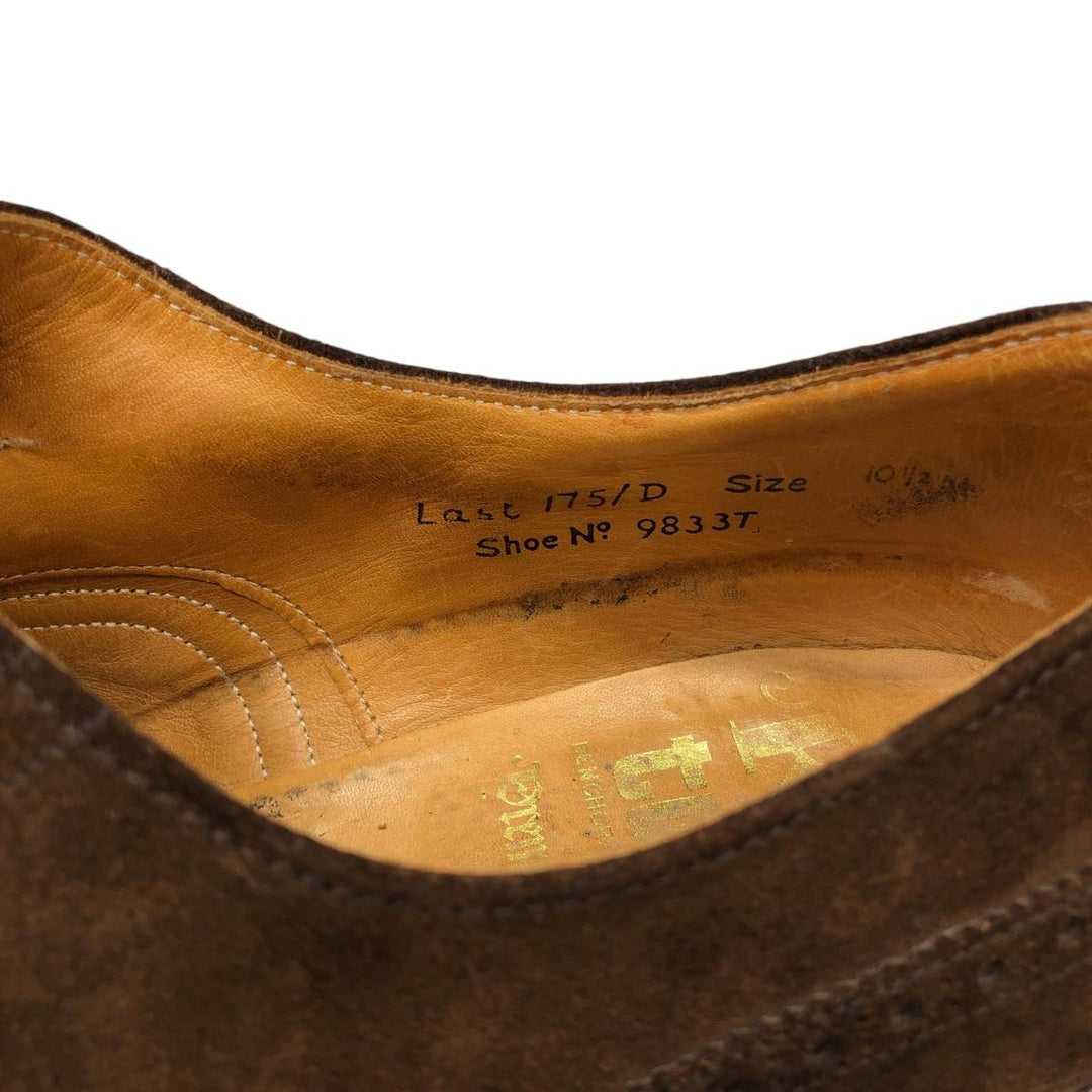 Cheaney Royal Tweed Straight Tip Shoes, Made in England, Size 10 1/2 Men's 29.0cm unclear brown type Vintage Second Hand