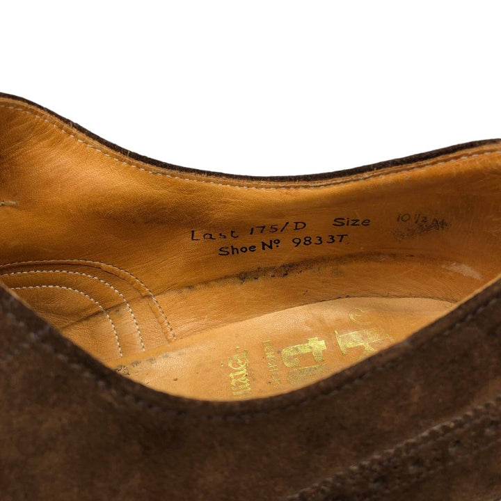 Cheaney Royal Tweed Straight Tip Shoes, Made in England, Size 10 1/2 Men's 29.0cm unclear brown type Vintage Second Hand