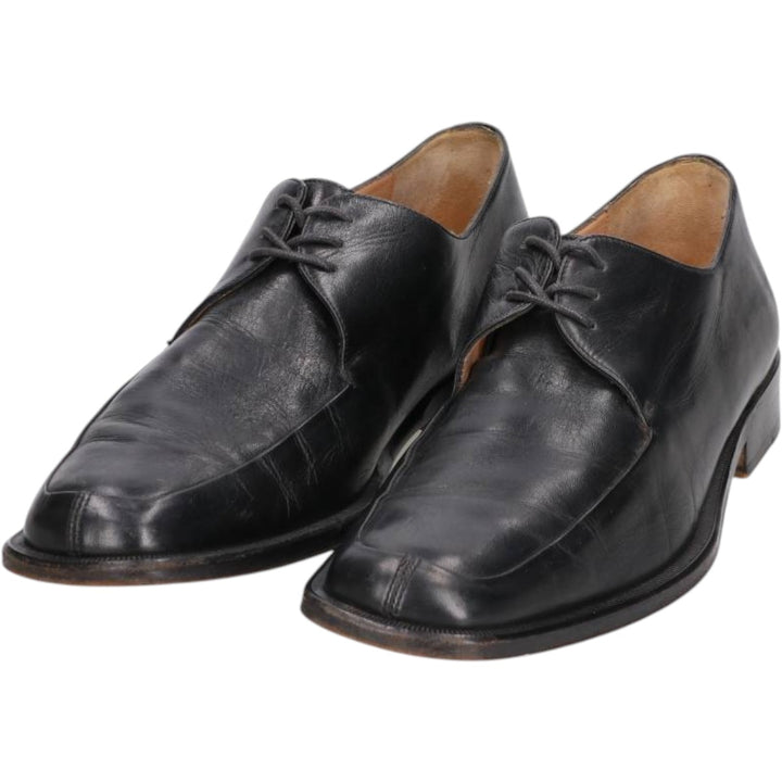 Bruno Magli BISHOP Handmade U-tip Shoes, Made in Italy, Size 9 1/2 M Men's 27.5cm unclear black type Vintage Second Hand