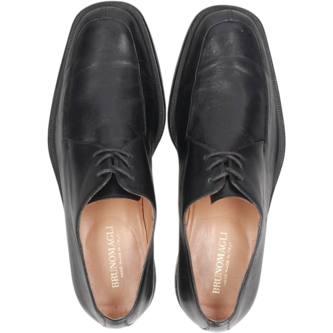 Bruno Magli BISHOP Handmade U-tip Shoes, Made in Italy, Size 9 1/2 M Men's 27.5cm unclear black type Vintage Second Hand