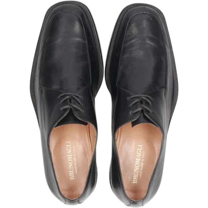 Bruno Magli BISHOP Handmade U-tip Shoes, Made in Italy, Size 9 1/2 M Men's 27.5cm unclear black type Vintage Second Hand