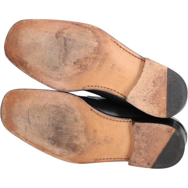 Bruno Magli BISHOP Handmade U-tip Shoes, Made in Italy, Size 9 1/2 M Men's 27.5cm unclear black type Vintage Second Hand