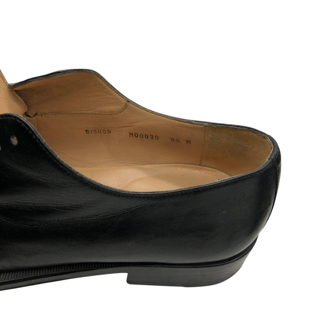 Bruno Magli BISHOP Handmade U-tip Shoes, Made in Italy, Size 9 1/2 M Men's 27.5cm unclear black type Vintage Second Hand