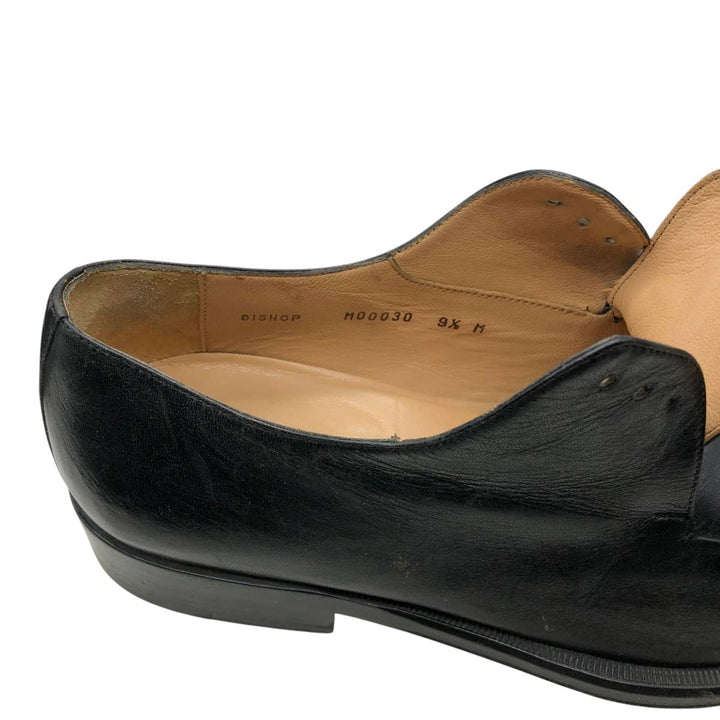 Bruno Magli BISHOP Handmade U-tip Shoes, Made in Italy, Size 9 1/2 M Men's 27.5cm unclear black type Vintage Second Hand