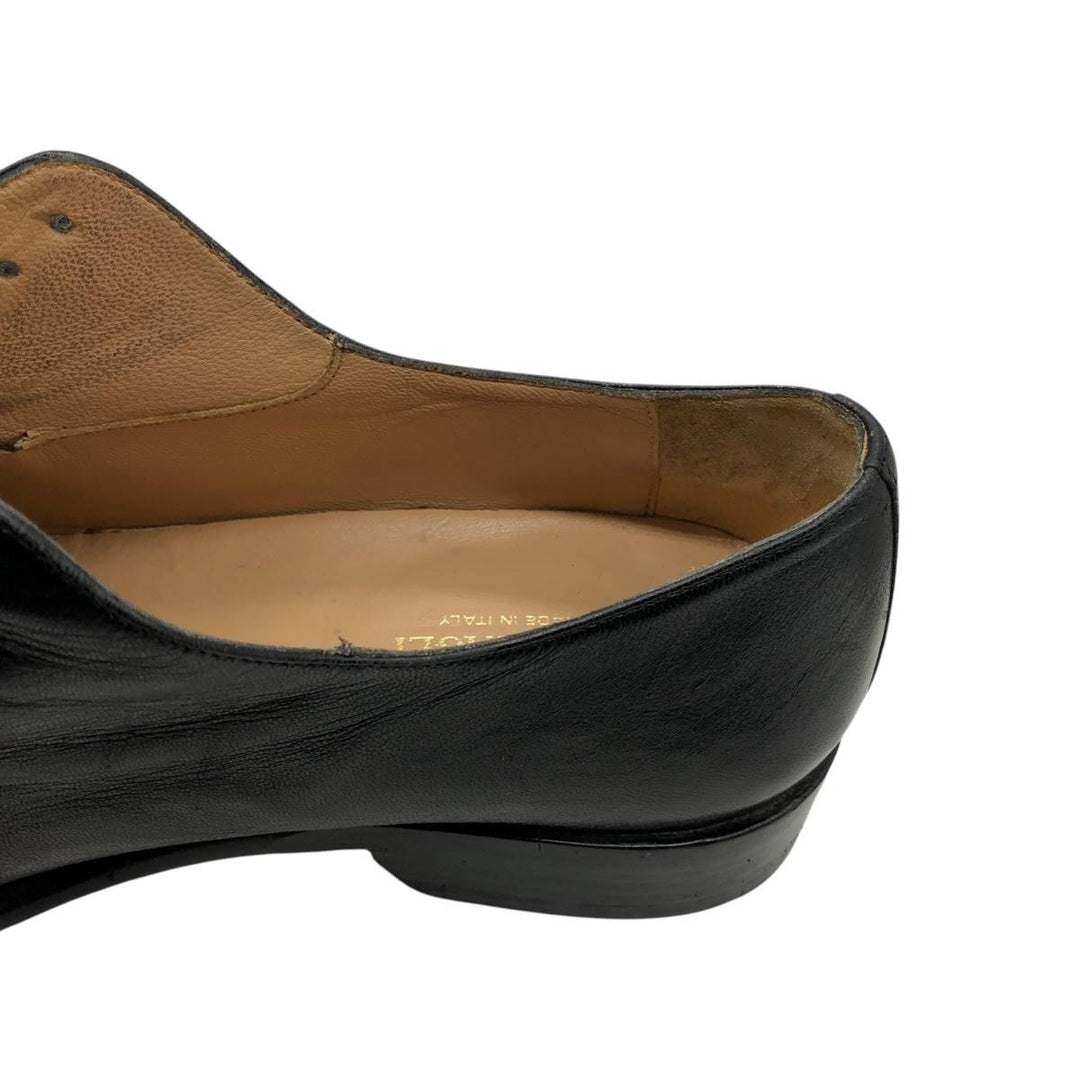 Bruno Magli BISHOP Handmade U-tip Shoes, Made in Italy, Size 9 1/2 M Men's 27.5cm unclear black type Vintage Second Hand