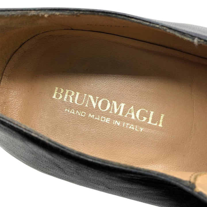 Bruno Magli BISHOP Handmade U-tip Shoes, Made in Italy, Size 9 1/2 M Men's 27.5cm unclear black type Vintage Second Hand