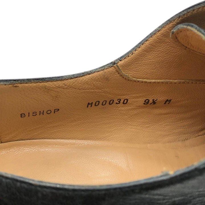 Bruno Magli BISHOP Handmade U-tip Shoes, Made in Italy, Size 9 1/2 M Men's 27.5cm unclear black type Vintage Second Hand
