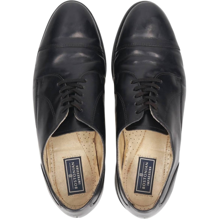Bostonian straight-tip shoes, made in the USA, size 9 1/2 Men's 28.0cm genuine leather black type Vintage Second Hand