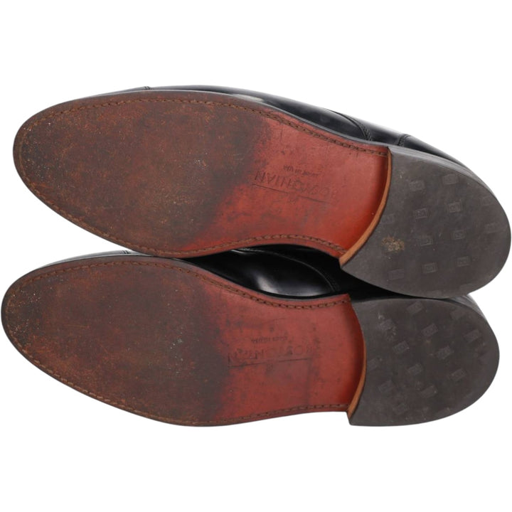Bostonian straight-tip shoes, made in the USA, size 9 1/2 Men's 28.0cm genuine leather black type Vintage Second Hand