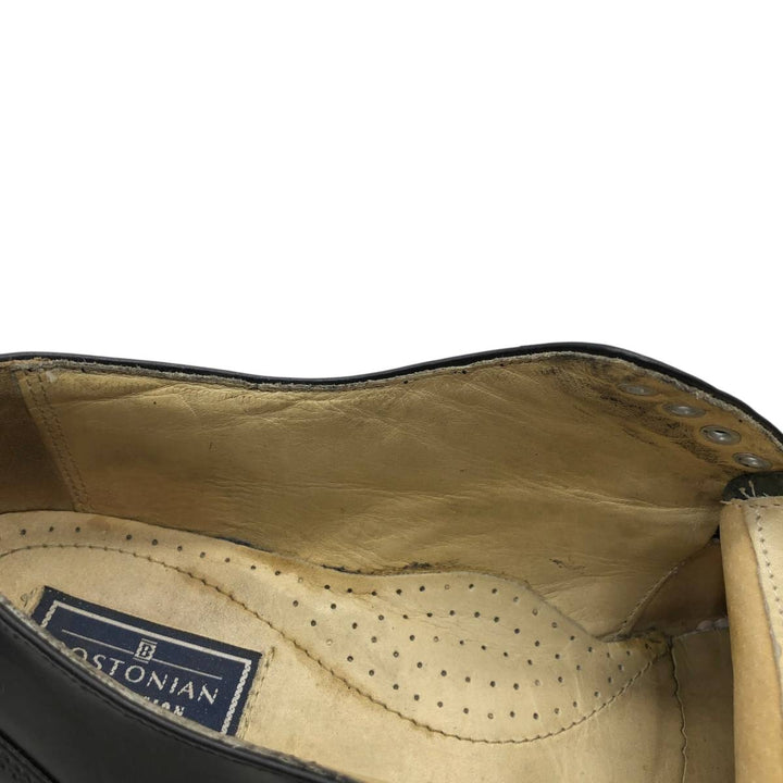 Bostonian straight-tip shoes, made in the USA, size 9 1/2 Men's 28.0cm genuine leather black type Vintage Second Hand