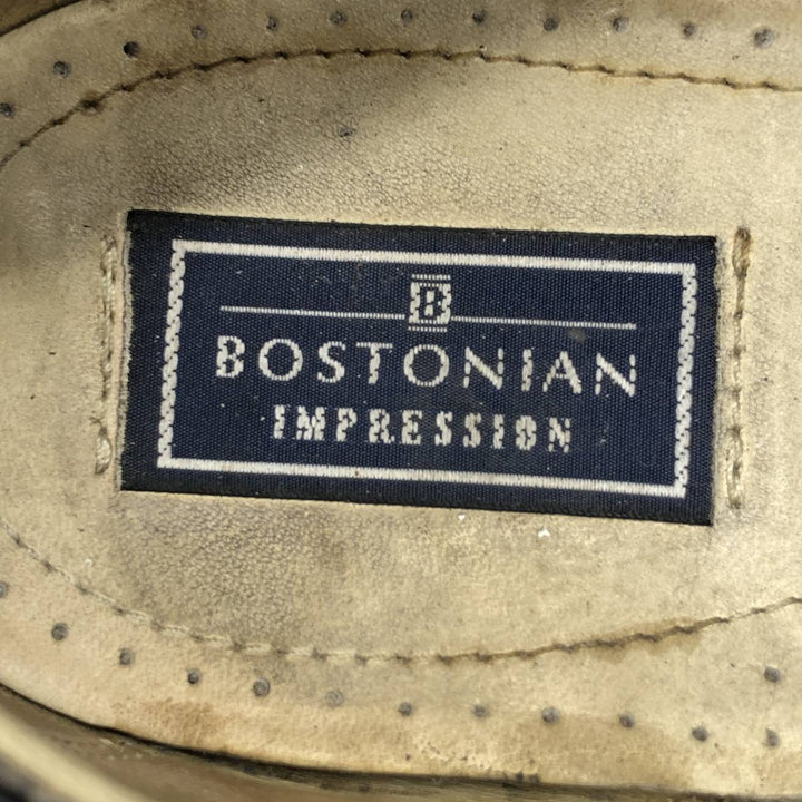 Bostonian straight-tip shoes, made in the USA, size 9 1/2 Men's 28.0cm genuine leather black type Vintage Second Hand