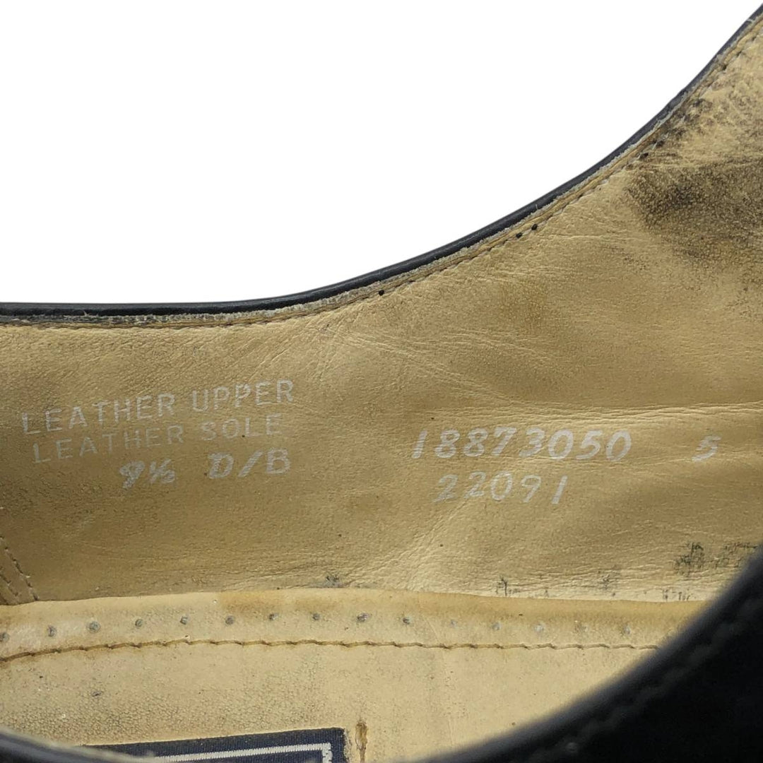 Bostonian straight-tip shoes, made in the USA, size 9 1/2 Men's 28.0cm genuine leather black type Vintage Second Hand