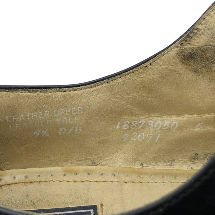 Bostonian straight-tip shoes, made in the USA, size 9 1/2 Men's 28.0cm genuine leather black type Vintage Second Hand