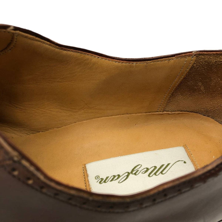 MEZLAN Straight Tip Shoes, Size 9 1/2M Men's 27.5cm genuine leather brown type Vintage Second Hand