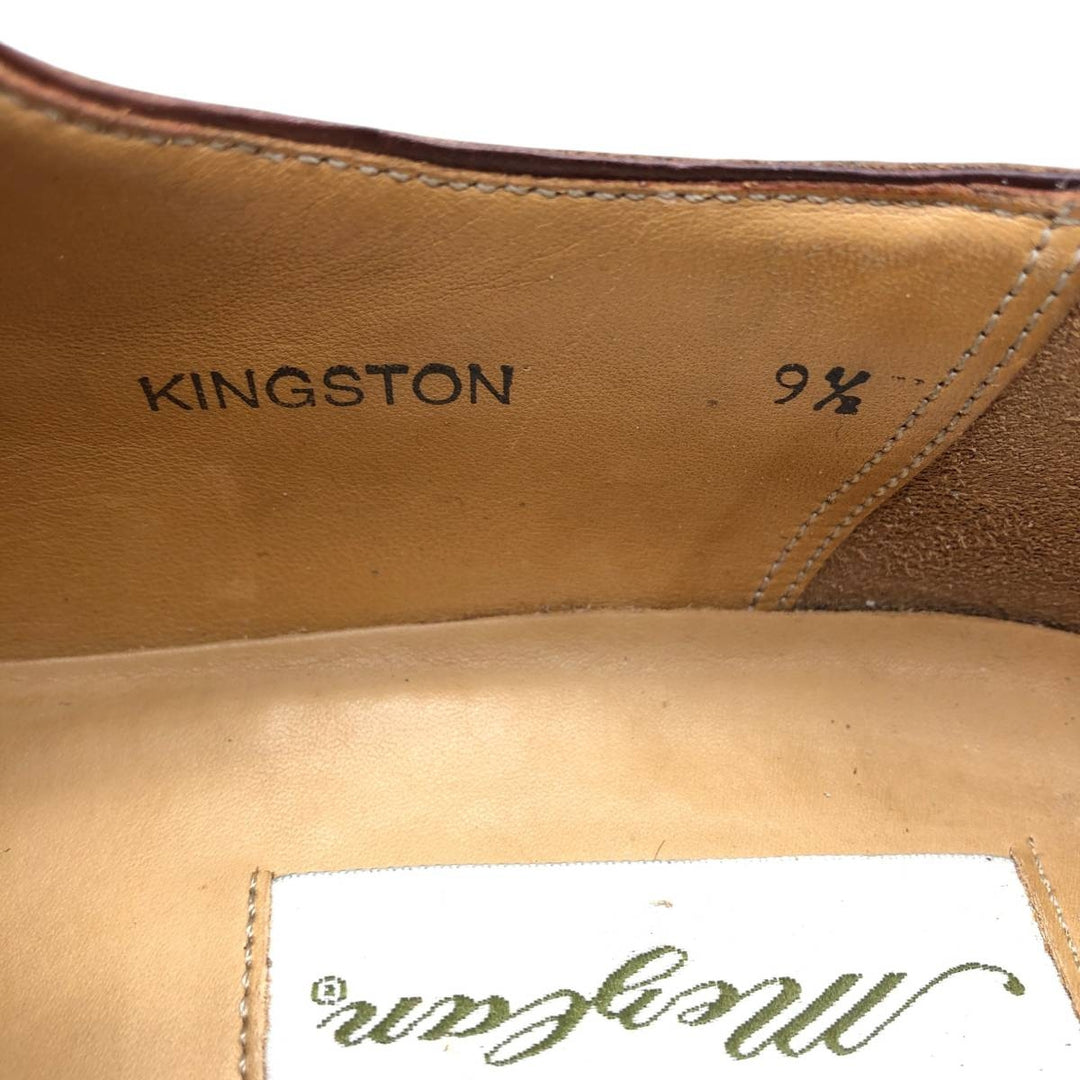 MEZLAN Straight Tip Shoes, Size 9 1/2M Men's 27.5cm genuine leather brown type Vintage Second Hand