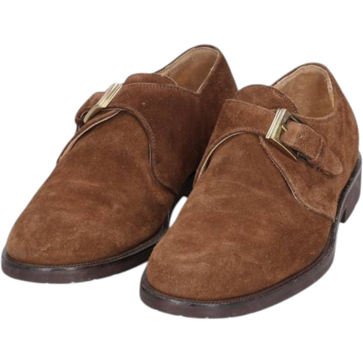 Bruno Magli GORE-TEX Monk Strap Shoes, Made in Italy, Size 9 Men's 27.0cm unclear brown type Vintage Second Hand