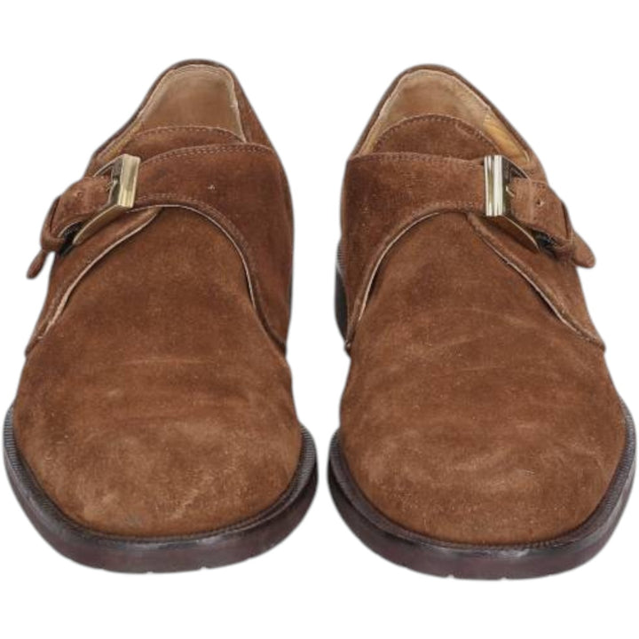 Bruno Magli GORE-TEX Monk Strap Shoes, Made in Italy, Size 9 Men's 27.0cm unclear brown type Vintage Second Hand