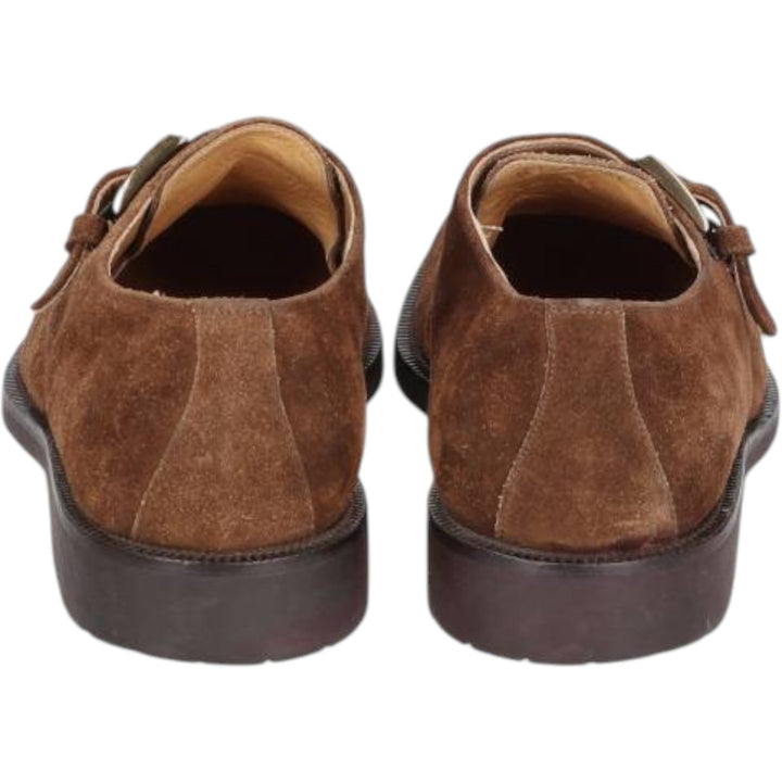 Bruno Magli GORE-TEX Monk Strap Shoes, Made in Italy, Size 9 Men's 27.0cm unclear brown type Vintage Second Hand