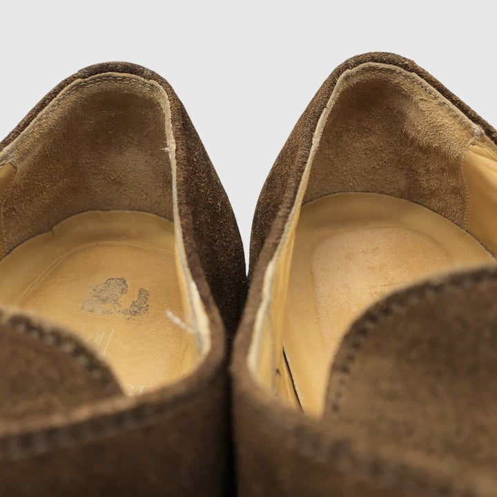 Bruno Magli GORE-TEX Monk Strap Shoes, Made in Italy, Size 9 Men's 27.0cm unclear brown type Vintage Second Hand