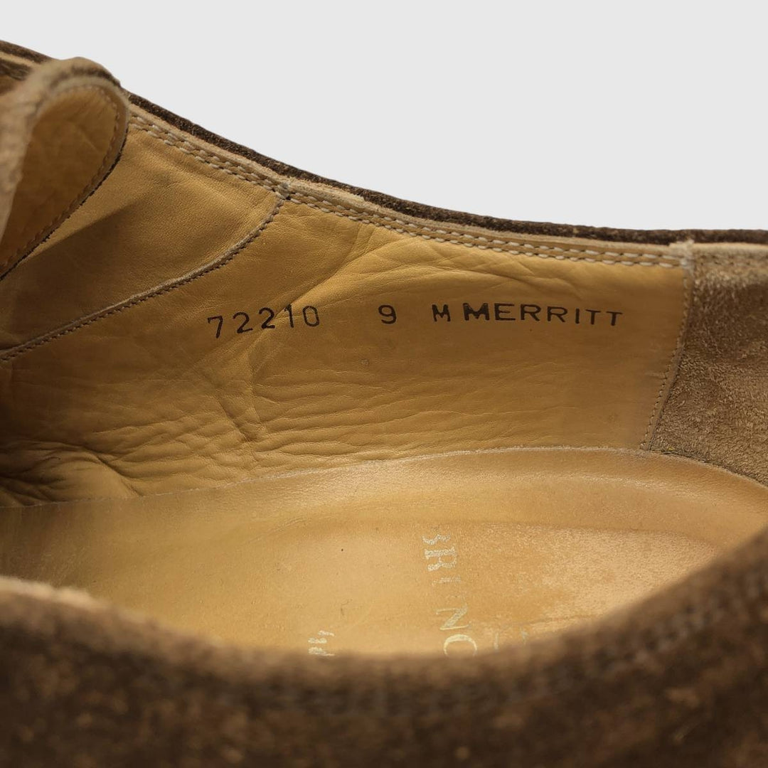 Bruno Magli GORE-TEX Monk Strap Shoes, Made in Italy, Size 9 Men's 27.0cm unclear brown type Vintage Second Hand