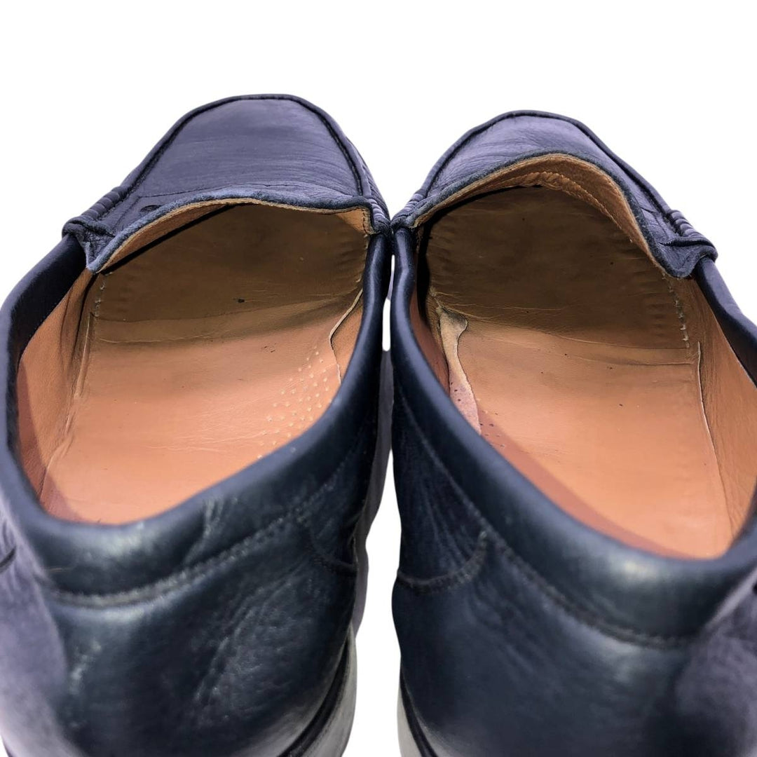 BAY Coin Loafers Size 42 Men's 26.5cm genuine leather black type Vintage Second Hand