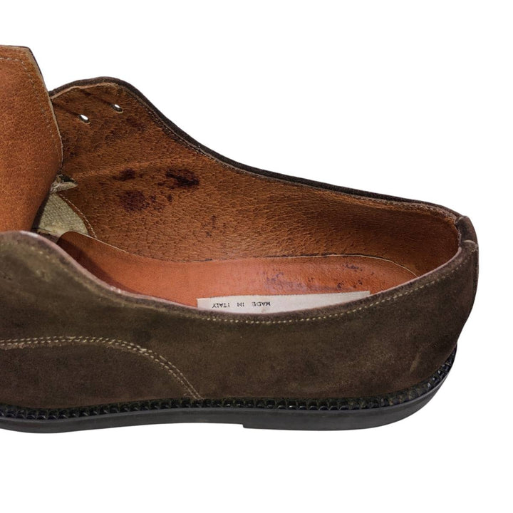 GIORGIO FERRARI Square Toe Plain Toe Shoes, Made in Italy Men's 26.0cm unclear brown type Vintage Second Hand