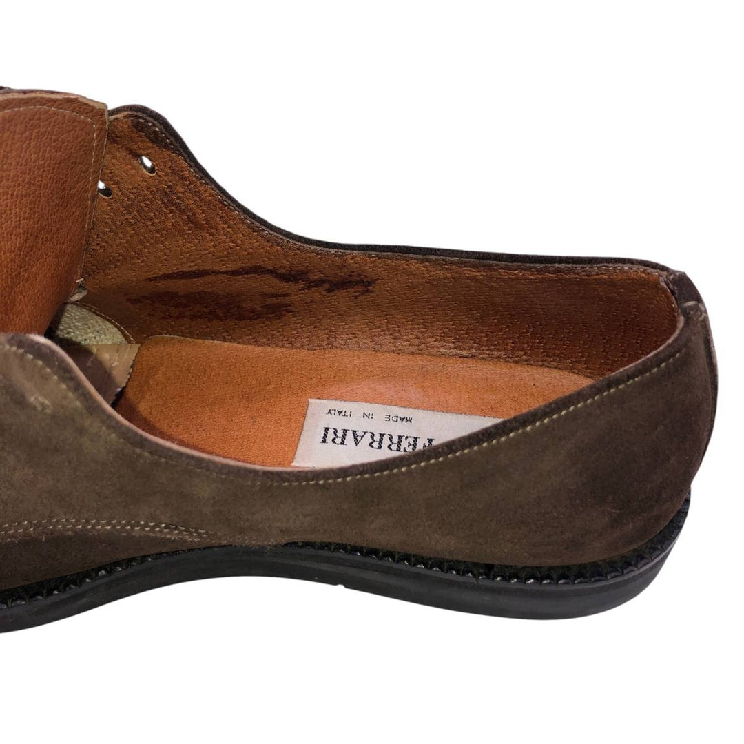 GIORGIO FERRARI Square Toe Plain Toe Shoes, Made in Italy Men's 26.0cm unclear brown type Vintage Second Hand
