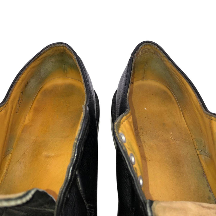 Florsheim Imperial Plain Toe Shoes, Size 9 1/2 D Men's 27.5cm unclear black type Vintage Second Hand